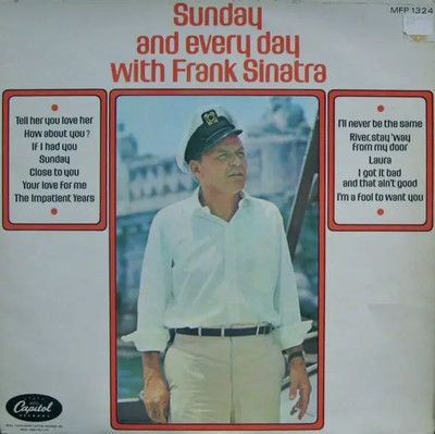 LP Frank Sinatra Sunday And Every Day With Frank Sinatra NEAR MINT Capitol