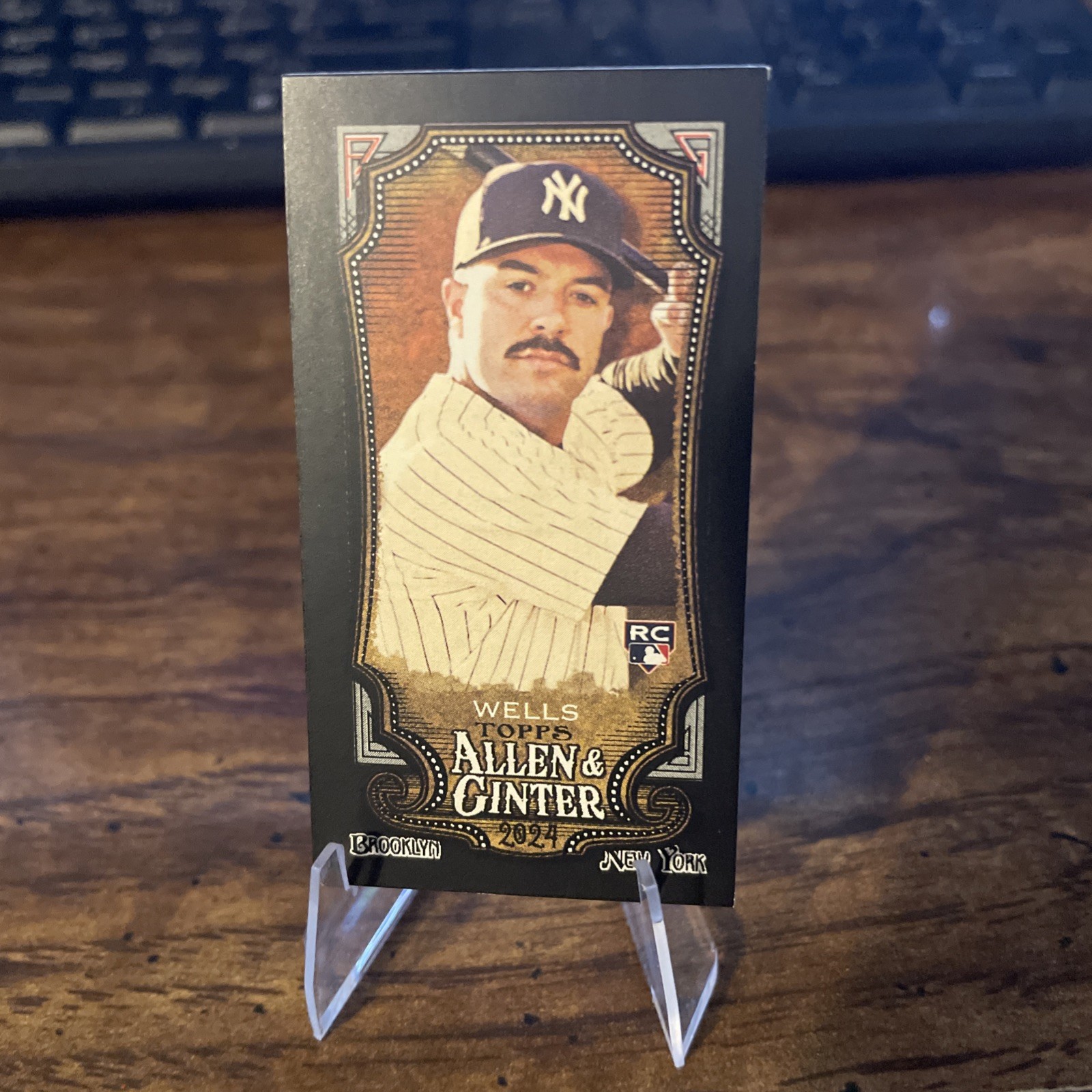 2024 Topps Allen & Ginter - Austin Wells #53 Mini Black Border (RC)