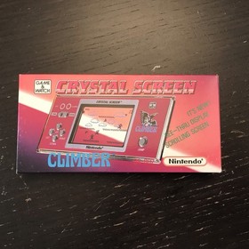 Nintendo Game And Watch Crystal Screen Climber BOX & MANUAL ONLY -NO GAME DR-802