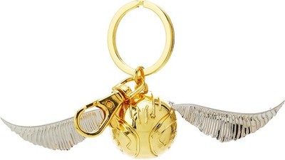 *NEW* Harry Potter: Golden Snitch Pewter Key Chain by Monogram