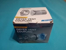 Jeevony Magnetic Dryer Vent Coupling Airtight Connector Kit DV180 (2.6ft 4" Duct
