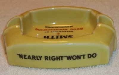 VNTG Alexander Smith Advertisement GOOD HOUSEKEEPING Guardsman Safety Ashtray