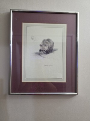 Ralph THOMPSON,  LITTLE EXPLORERS SEALED FRAMED MATTED RARE PRINT