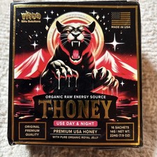 Vitoo Organic Raw Honey Packets Made In The USA - Large Box Of 16 Packets