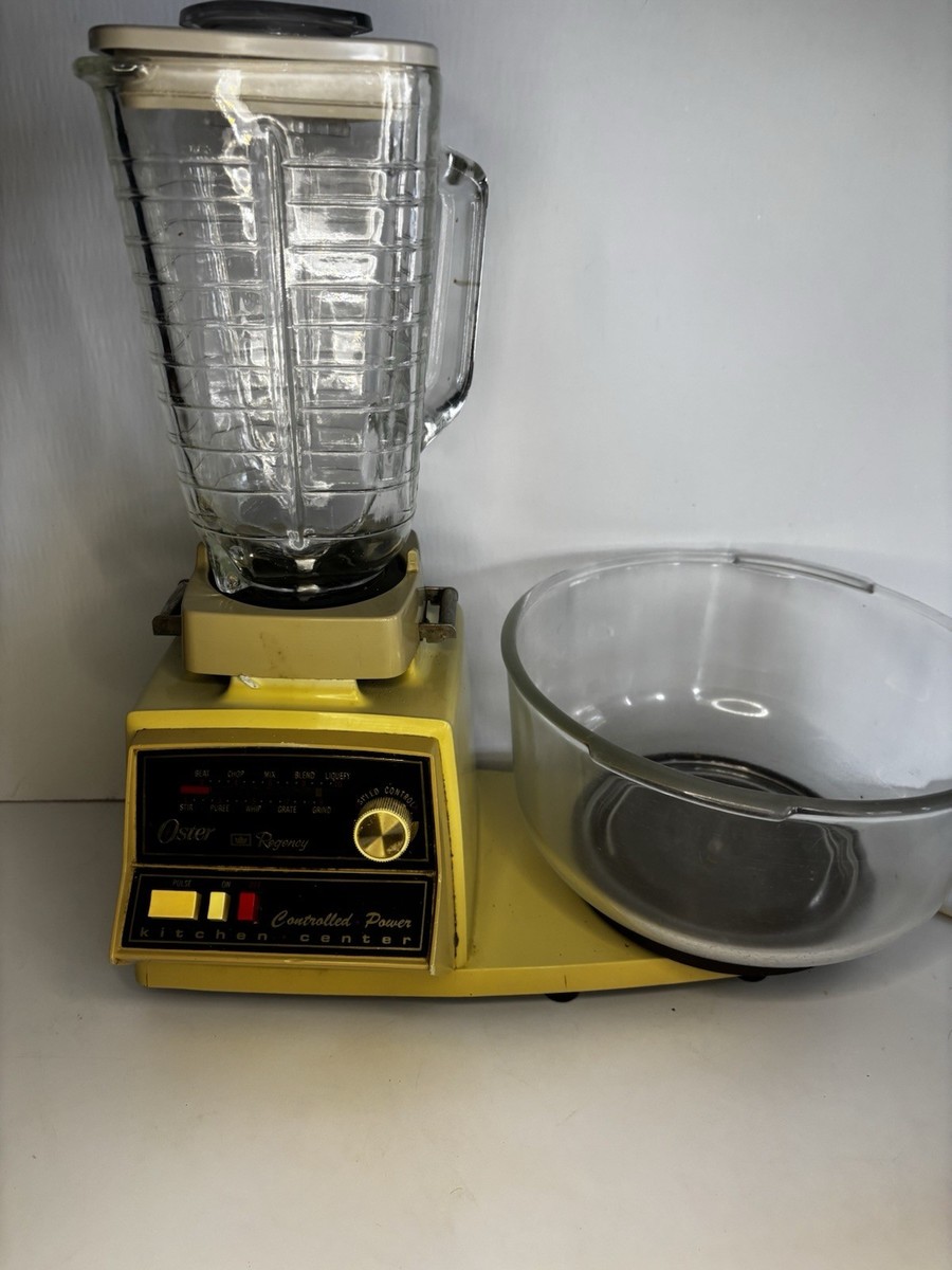 Vintage Oster 12-speed Regency Kitchen Center Blender Mixer