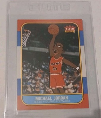 Michael Jordan 1986-87 fleer Rookie card/ Simpson Style