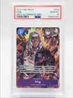 KING 2022 ONE PIECE ROMANCE DAWN ALT ART SUPER RARE B #OP01-096 PSA 10 Q5600