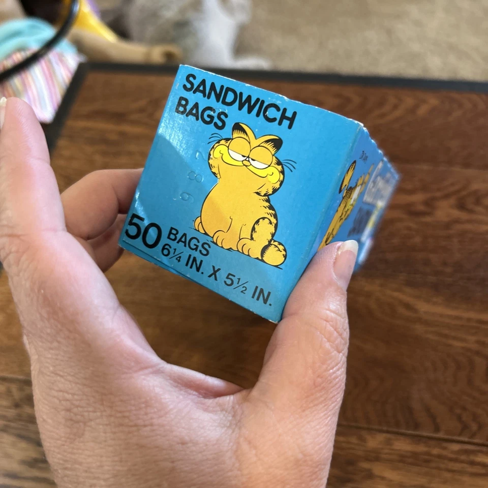 复古 20 世纪 70 年代加菲尔德三明治袋 50 个 Jim Davis Carrousel 产品 — 第 4/4 张图片