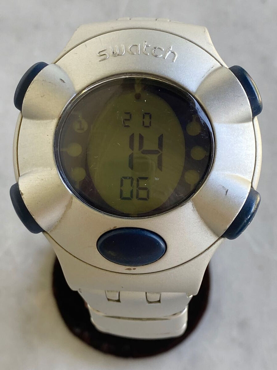 SWATCH Beat Aluminum Digital Watch. Works Great RARE | eBay SWATCH Beat Aluminum Digital Watch. Works Great RARE | eBay