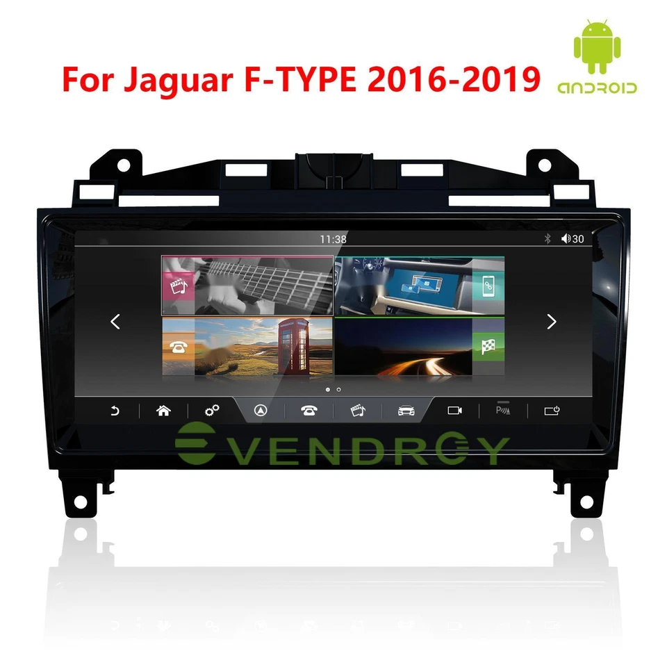 For Jaguar F-TYPE 2016-2019 10.25" Car Radio GPS Navigation Carplay touch screen - Imagem 2 de 4