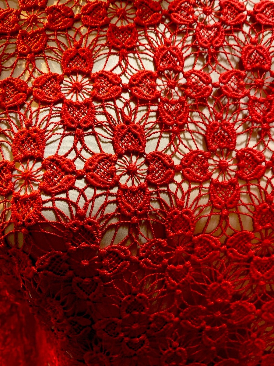 Dress Red Lace | eBay