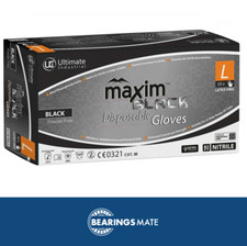 UCI DG-Maxim Black Nitrile Gloves X 50 PAIRS Heavy Duty Fish Scale Grip CHOOSE
