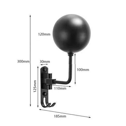 2/4/6PCS Motorcycle Helmet Holder Hook Jacket Bag Display Rack Wall Mount Hanger - Bild 10 von 17