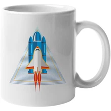 Space Shuttle. Graphic Design Collectible Coffee & Tea Gift Mug