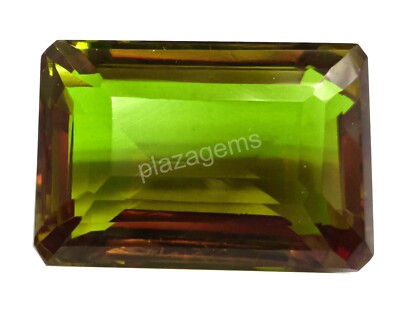 100Ct Emerald Cut Natural Color Changing Alexandrite Certified Loose Gems M25