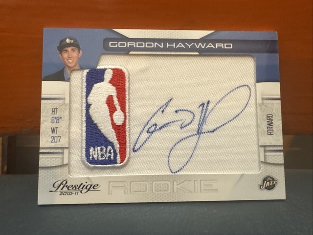 2010-11 Panini Prestige Utah Jazz Gordon Hayward Rookie Auto Gold Version #’d 10