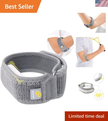 Versatile Tennis Elbow Support for Men Women - Adjustable Compression Arm Band