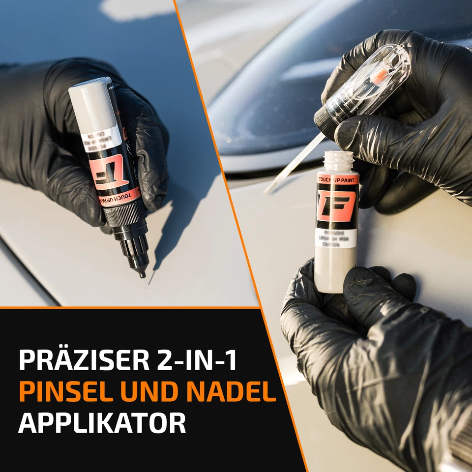 für VW VOLKSWAGEN LC9X DEEP BLACK LACKSTIFT Reparatur Set Autolack Kratzer - Bild 3 von 4