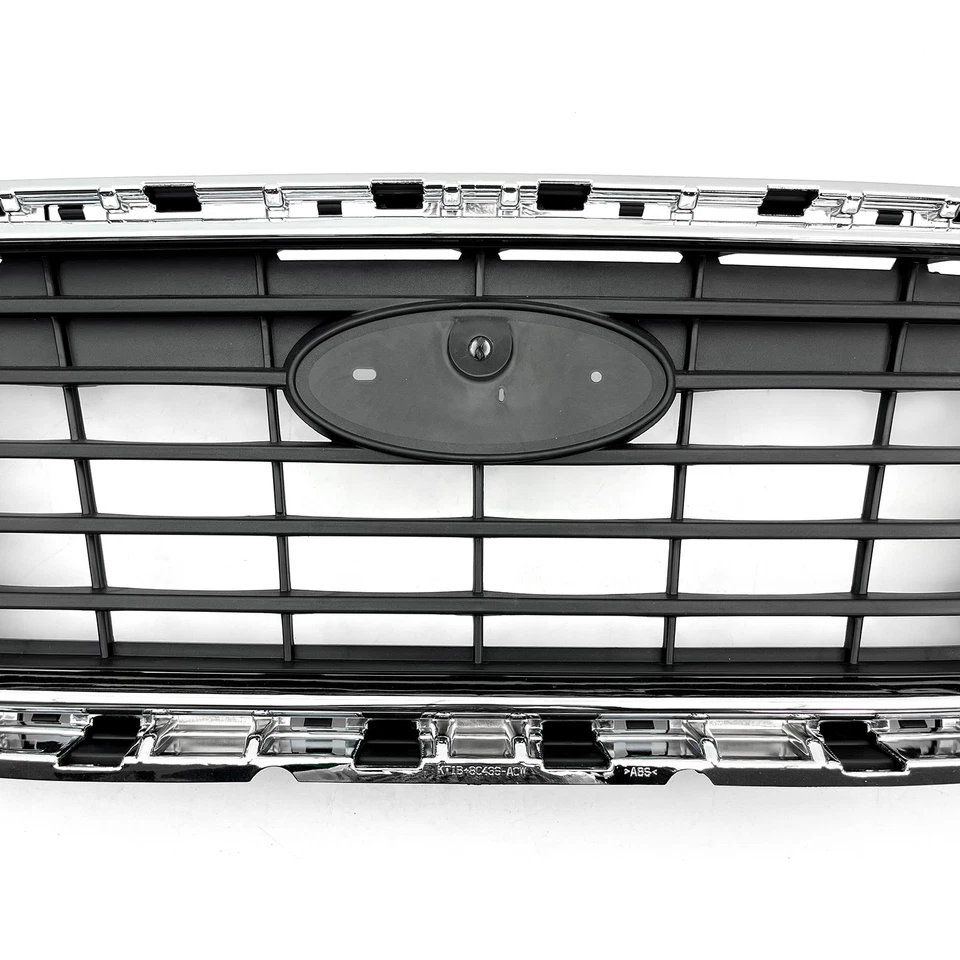 For 2019-2021 Ford Transit Connect Front Upper W/ Chrome Trim Grill Lower Grille - Image 2 of 4