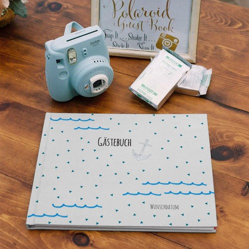 Gästebuch Hochzeit mit Namen und Datum Geburtstag personalisiert Hochzeitsbuch - Bild 5 von 8