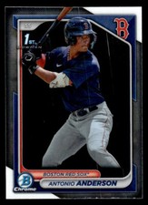 2024 Bowman #BCP-20 Antonio Anderson Chrome Prospects Card Boston Red Sox
