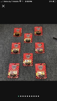 5 Different Racing Champ NASCAR 50th Anniversary 1998 Cars & Cards As Seen BPs