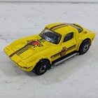 Vintage Matchbox 1993 Chevrolet Corvette Grand Sport MB200 1:58 Hot Rods yellow
