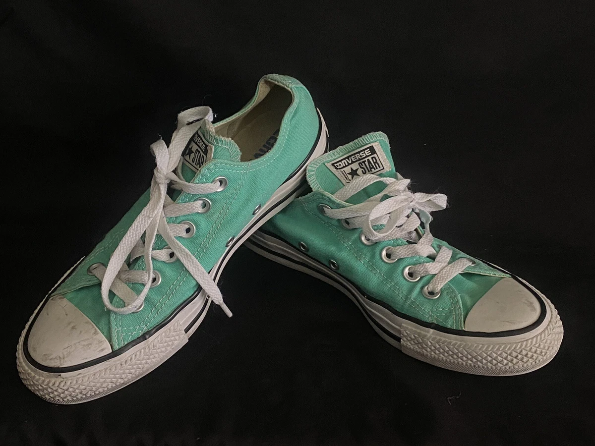 Hold sammen med helgen Husarbejde Converse Men5 Womens 7 Chuck Taylor Star Turquoise Aqua Green Sneaker Low  Top | eBay