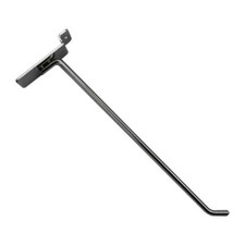 Keadic 32 Stück Slatwall Haken Sortiment Set 2/4/6/8 Zoll Lamellen Wandregal Halterungen Haken Heavy Duty Stecktafel Gridwall Haken Display Panel Haken für Garage Shop Einzelhandel (schwarz