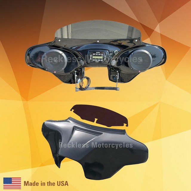 Batwing Fairing for Harley Davidson Freewheeler 2x6.5" + amp eBay