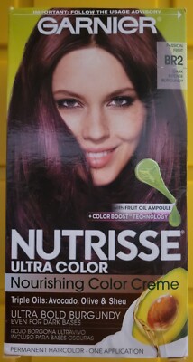 GARNIER NUTRISSE ULTRA COLOR NOURISHING COLOR CREME BR2- DARK INTENSE BURGUNDY