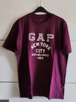 GAP Herren T-Shirt weinrot Größe L