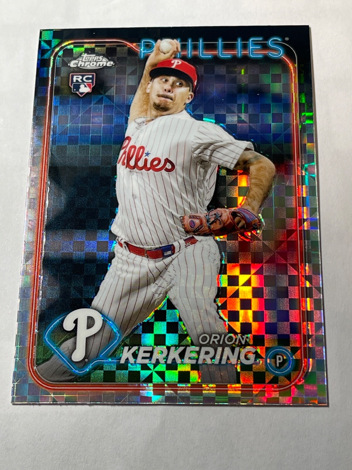 2024 Topps Chrome X-Fractor Orion Kerkering RC #180