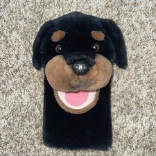 PUPPET Plush A A Plush Rottweiler Puppy Dog Golf Club Cover