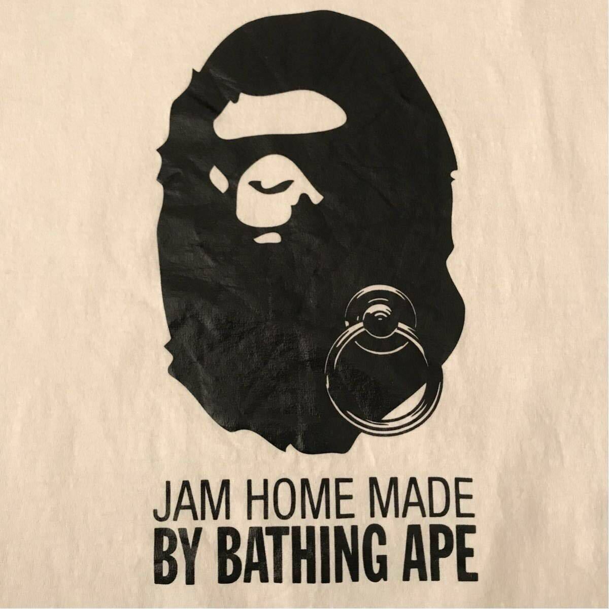 BAPE × JAM HOME MADE Big Head Foil T-shirt A Bathing Ape Size XL