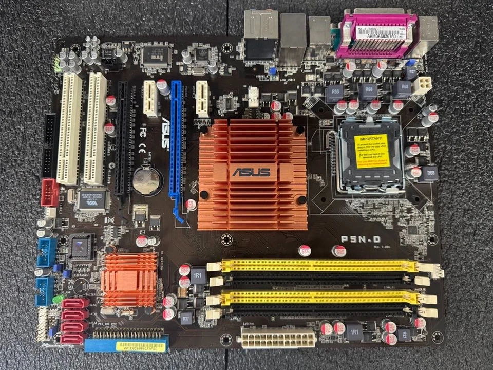 Asus P5N-D NVIDIA nForce 750i SLI DDR2 LGA 775 ATX Motherboard - Image 3 of 4
