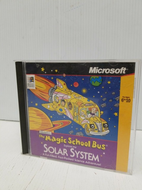 Scholastics The Magic School Bus Explores The Solar System Pc 1994