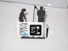 NEW. Metal. Couple Golfing Business Card Holder. Nice Collectible