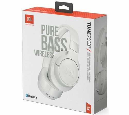 JBL Tune 700BT Over-Ear Bluetooth Wireless Headphones | White 6925281968693  | eBay