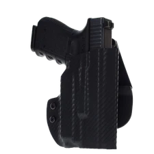 Canik - OWB Paddle Tactical Holster - Olight PL-Mini 2 - Black Carbon Fiber