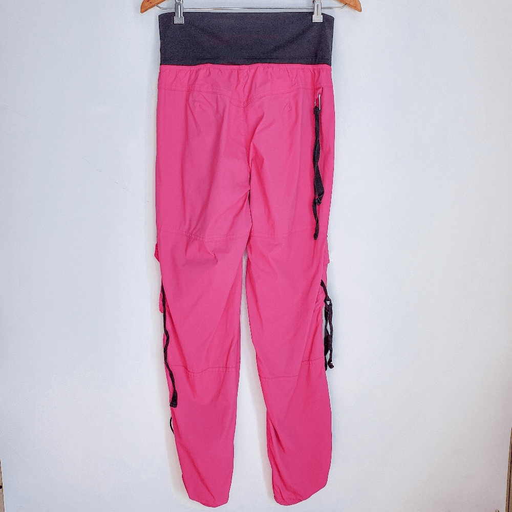 Zumba Wear Hot Pink Nylon Cargo Parachute Dance Pants Joggers Size S eBay