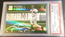 PT-12 2005 DEREK JETER DONRUSS ELITE PASSING THE TORCH GREEN PSA 9 POP 1