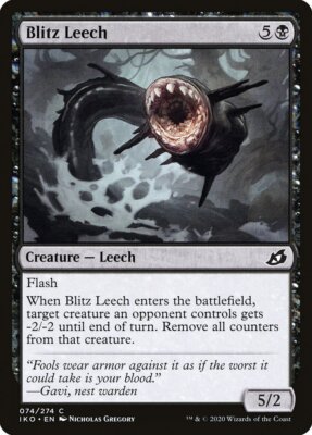 Magic the Gathering (mtg): IKO: Blitz Leech  (x 4)