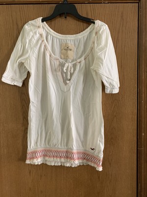 hollister peasant top