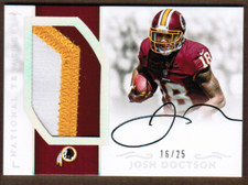 2016 National Treasures Holo Silver Josh Doctson Rookie Patch Auto /25 (r 23752)