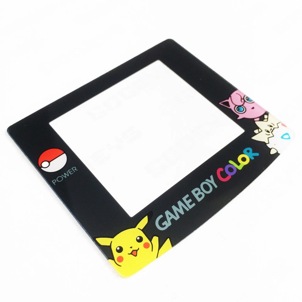 Nintendo Game Boy Color GBC Screen Lens Protector Pokemon Pikachu Jigglypuff NEW
