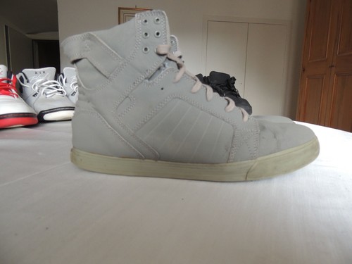 SUPRA sports/skateboard scarpe grigie alte 13uk 14us 48.5eu | eBay