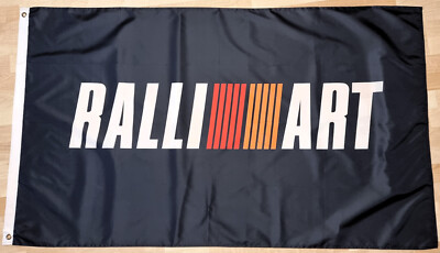 RALLIART Fahne Flagge Mitsubishi Lancer Evolution Evo Pajero X 9 8 7 6 5 GSR MR