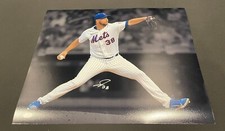 Tylor Megill Signed Auto New York Mets 16x20 Photo Spotlight JSA WIT COA N.O.