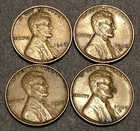 Lincoln Wheat Cent High Grade Lot 1938 P 1938 D 1939 P 1939 D